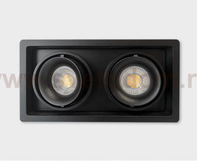 DE-312 black светильник встраиваемый Italline