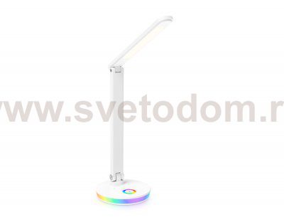 Светодиодная настольная лампа с RGB подсветкой, USB-проводом и регулировкой цвета Ambrella DE534 DE