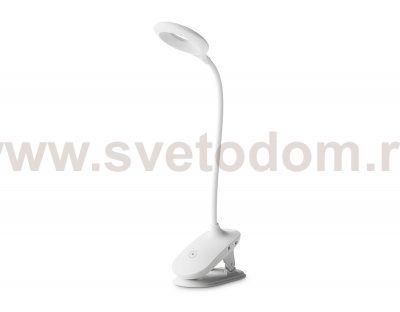 Светодиодная настольная лампа с прищепкой, гибкой ножкой и аккумуляторной батареей Ambrella DE700 DE
