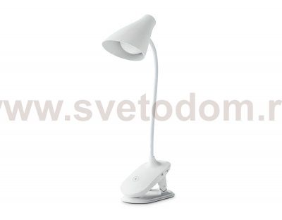 Светодиодная настольная лампа с прищепкой, гибкой ножкой и аккумуляторной батареей Ambrella DE705 DE