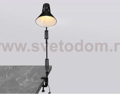 Настольная лампа со сменной лампой E27 на струбцине Ambrella DE7722 DE