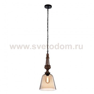 Светильник подвесной Crystal Lux DECO SP1 A AMBER (1530/201)
