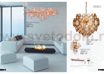 Светильник бра Crystal Lux DESEO AP2 GOLD (1560/402)