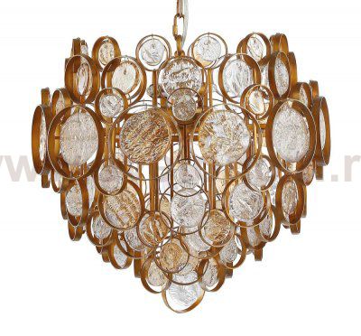 Светильник подвесной Crystal Lux DESEO SP6 D460 GOLD (1560/206)