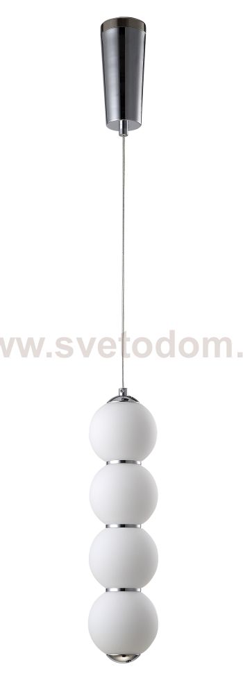 Светильник подвесной Crystal Lux DESI SP4 CHROME/WHITE (0470/204)