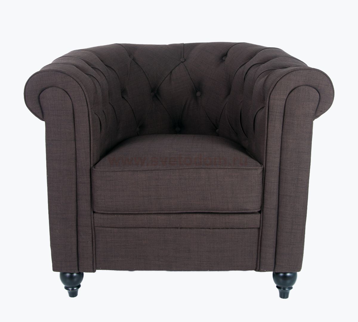 Низкое кресло Nala Brown MAK interior DF-1830-O Коричневый