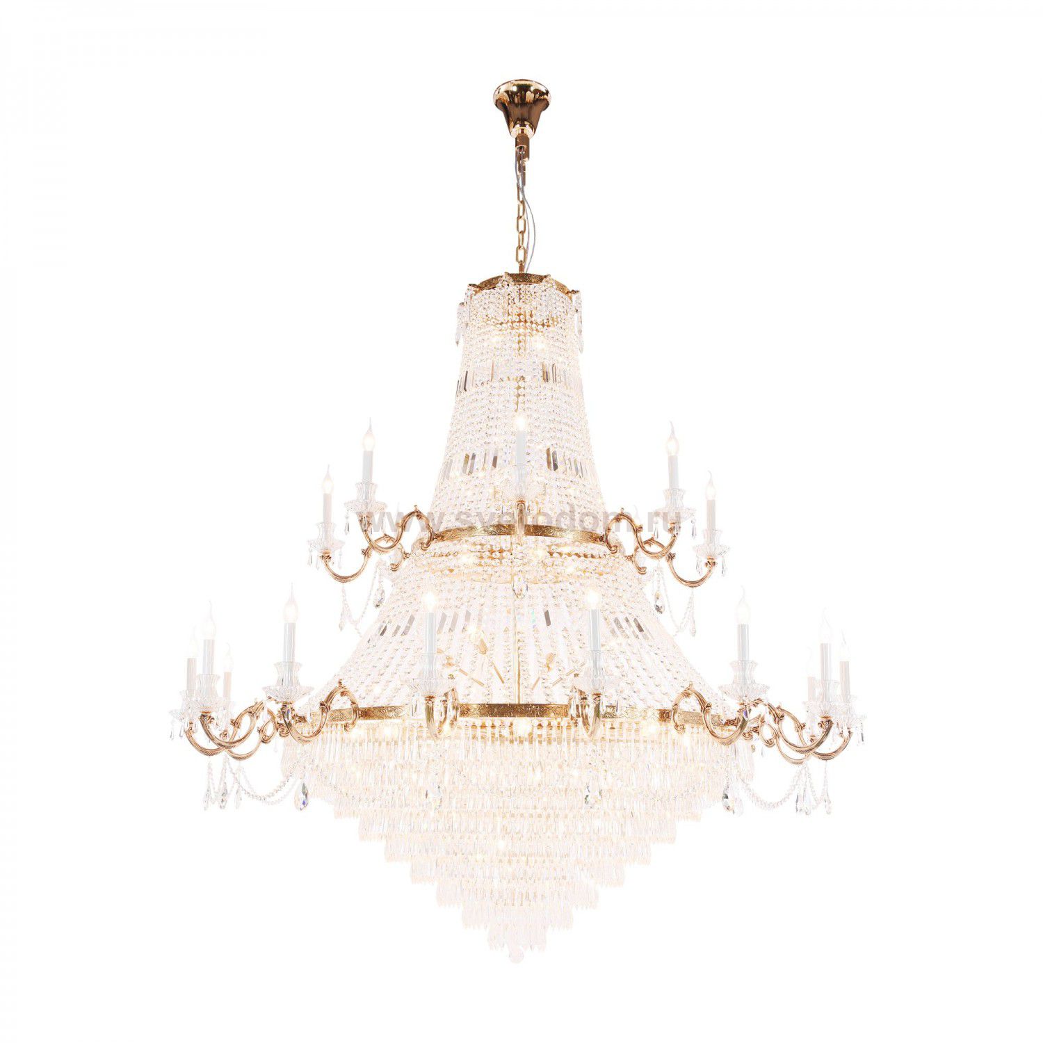 Люстра большая Maytoni DIA890-PL-66-G