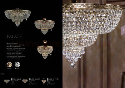 Люстра хрустальная потолочная Maytoni DIA890-CL-06-G Palace