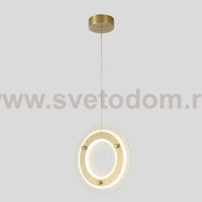 Светильник подвесной Crystallux DIEGO SP25W LED BRASS DIEGO