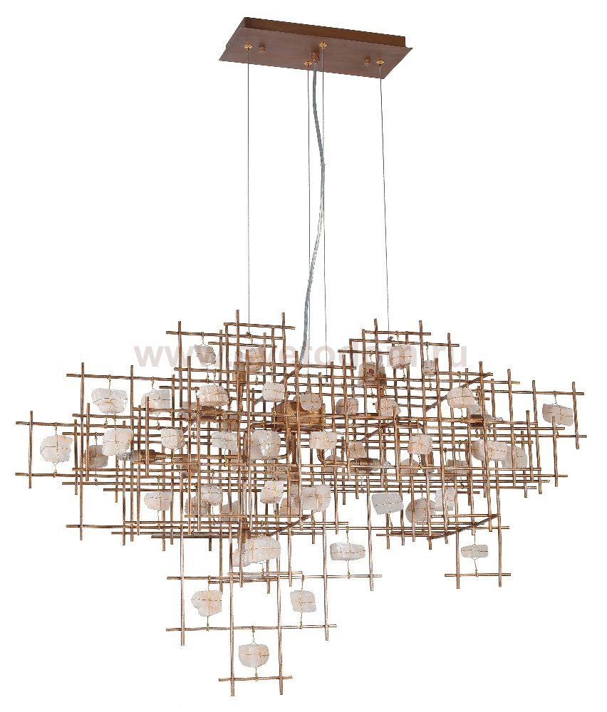 Светильник подвесной DIEGO SP9 L1000 GOLD (1580/209L) Crystal lux