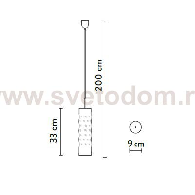 Подвесной светильник Dimple Single Silver