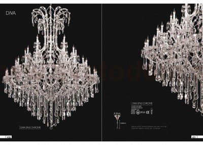 Люстра Crystal Lux DIVA SP60 CHROME (1591/360)