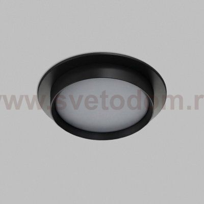 Встраиваемый светильник RATIO, GX53, до 15 Вт, LED, IP20, черный, алюминий, акрил