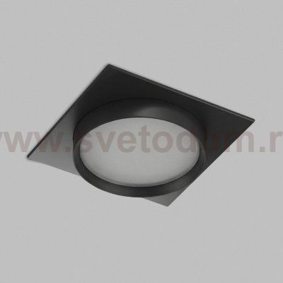 Встраиваемый светильник RATIO, GX53, до 15 Вт, LED, IP20, черный, алюминий, акрил