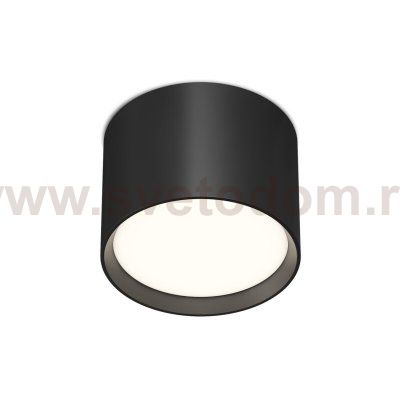 Накладной светильник PILLAR, GX53, до 15 Вт, LED, IP20, черный, алюминий