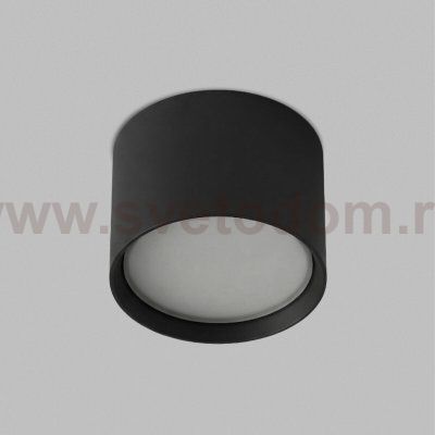 Накладной светильник PILLAR, GX53, до 15 Вт, LED, IP20, черный, алюминий