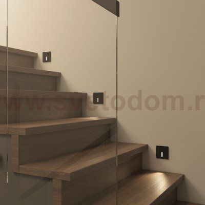 Подсветка ступеней лестницы Denkirs DK1030-BK Troms
