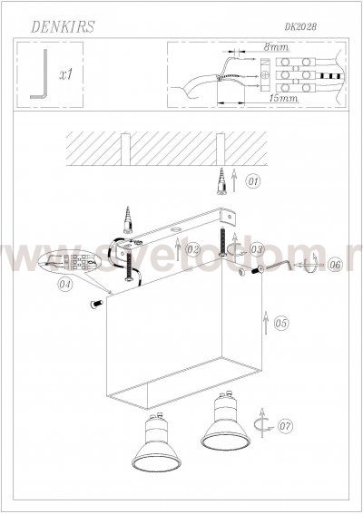 Светильник Denkirs DK2028-OR