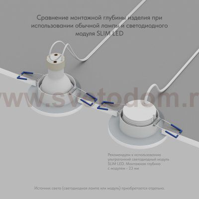 Влагозащищенный светильник Denkirs DK2036-WH Vand