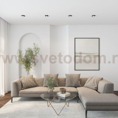 Встраиваемый светильник Denkirs DK2091-BK FLAT