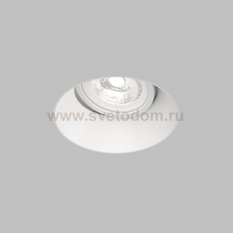 Встраиваемый светильник под шпатлевку SPOT HIDE, до 15 Вт LED, GU10, IP20, алюминий, белый