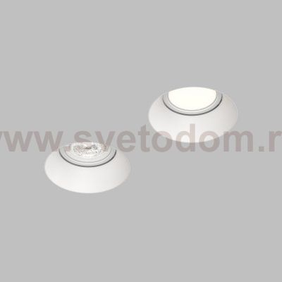 Встраиваемый светильник под шпатлевку SPOT HIDE, до 15 Вт LED, GU10, IP20, алюминий, белый