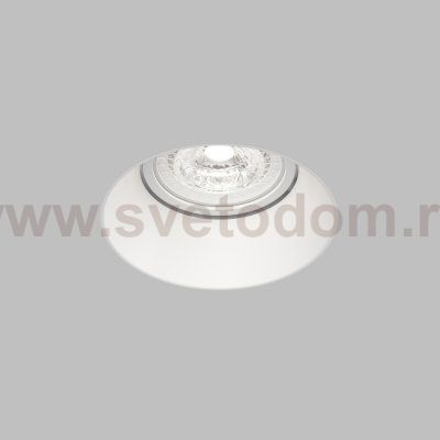 Встраиваемый светильник под шпатлевку SPOT HIDE, до 15 Вт LED, GU10, IP20, алюминий, белый