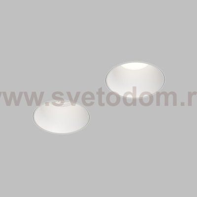 Встраиваемый светильник для ГКЛ SPOT HIDE, до 15 Вт LED, GU10, IP20, алюминий, белый