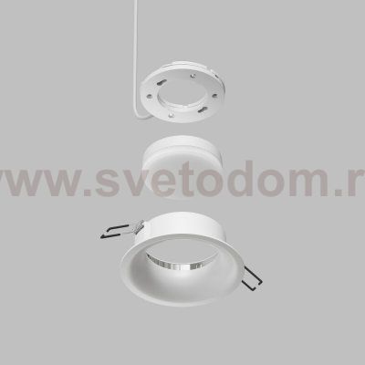 Встраиваемый светильник INER, до 15 Вт LED, GX53, IP20, алюминий, белый