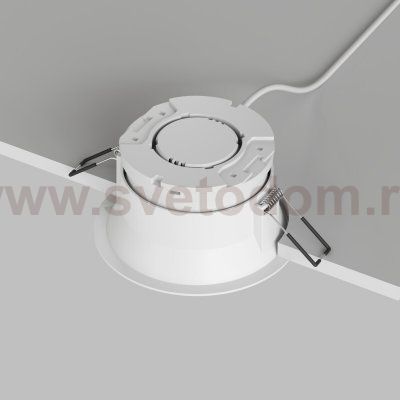 Встраиваемый светильник INER, до 15 Вт LED, GX53, IP20, алюминий, белый