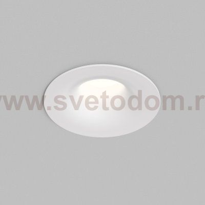 DK2430-WH Встраиваемый светильник SHINE GLOW 15Вт, 3000-4000К, IP20, белый матовый, алюминий
