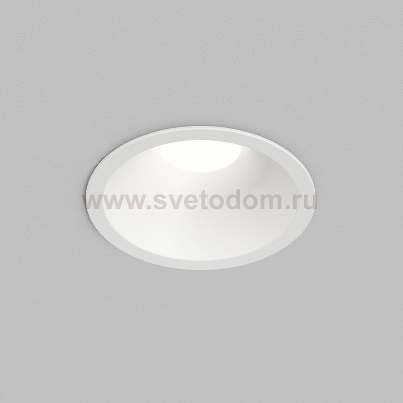 DK2431-WH Встраиваемый светильник SHINE GLOW 15Вт, 3000-4000К, IP20, белый матовый, алюминий