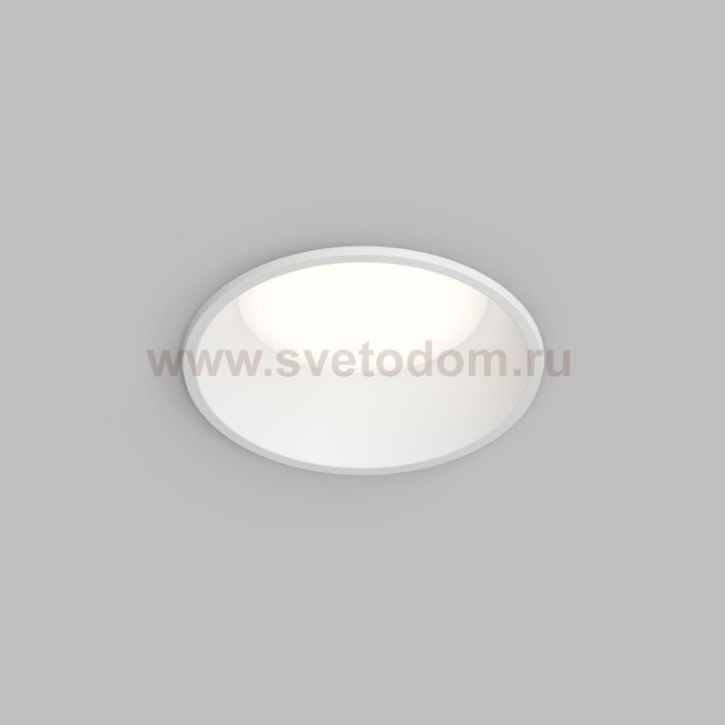 Встраиваемый влагозащищенный светильник TRIM, 12 Вт LED 3000-4000-6500K, IP44, алюминий, акрил