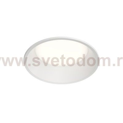 Встраиваемый влагозащищенный светильник TRIM, 18 Вт LED 3000-4000-6500K, IP44, алюминий, акрил