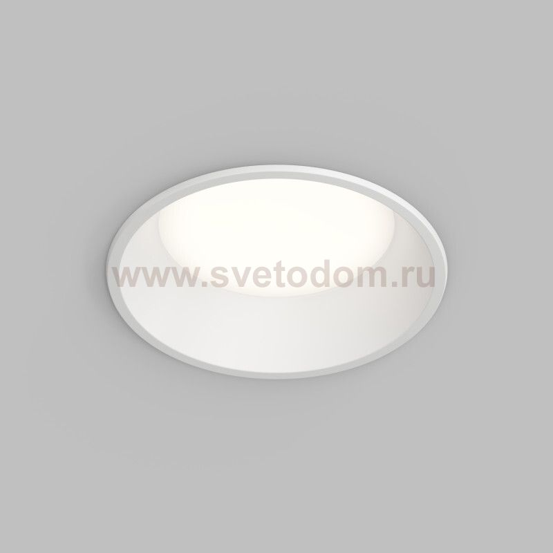 Встраиваемый влагозащищенный светильник TRIM, 18 Вт LED 3000-4000-6500K, IP44, алюминий, акрил