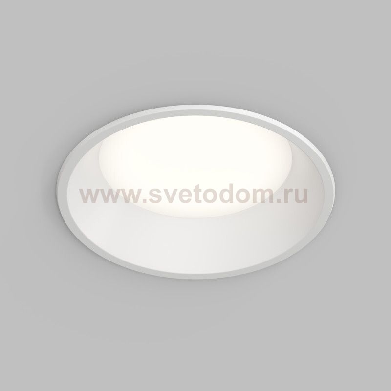 Встраиваемый влагозащищенный светильник TRIM, 24 Вт LED 3000-4000-6500K, IP44, алюминий, акрил