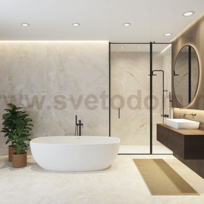 Встраиваемый светильник VERSA, IP65, 12 вт, 3000-4000-6000К, 110-265V AC