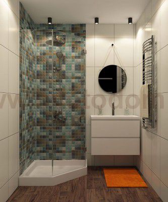 Светильник накладной влагозащищенный IP44 Denkirs DK3007-BK