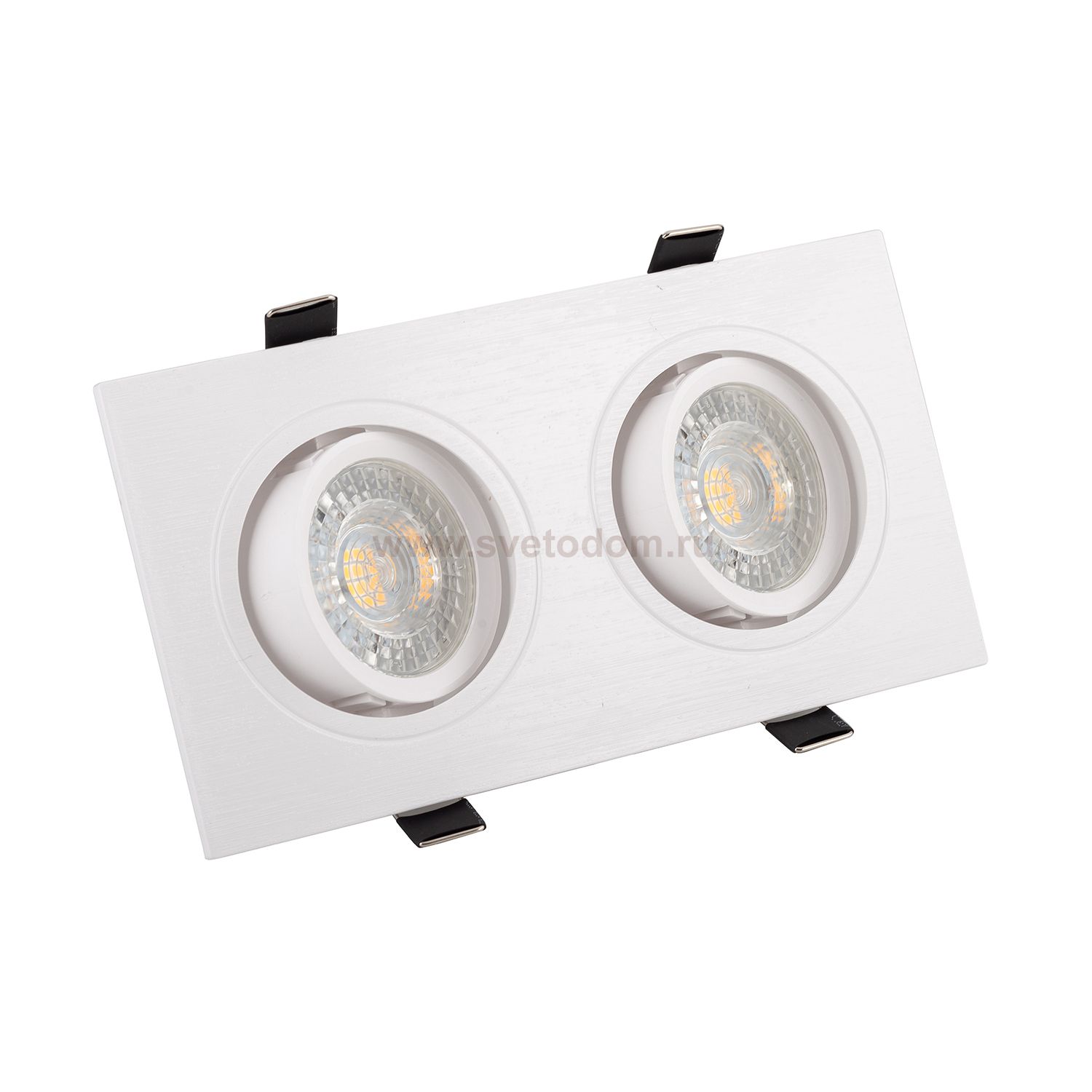 Светильник двойной встраиваемый Denkirs DK3022-WH