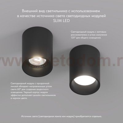 Накладной светильник Denkirs DK3110-BK Plast