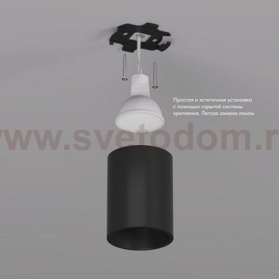 Накладной светильник Denkirs DK3110-BK Plast