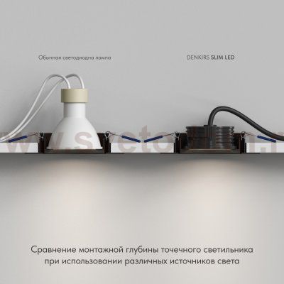 Светодиодный модуль Denkirs DK4000-7W-BK Slim Led