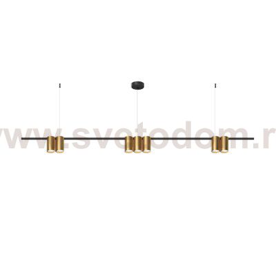 Потолочный подвесной светильник Denkirs DK4063-BK+SG Orbit