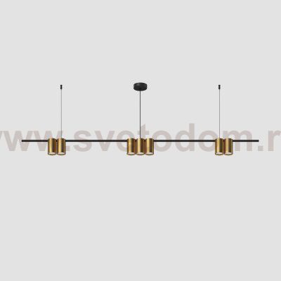 Потолочный подвесной светильник Denkirs DK4063-BK+SG Orbit