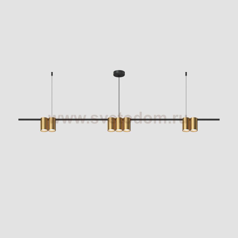 Потолочный подвесной светильник Denkirs DK4063-BK+SG Orbit