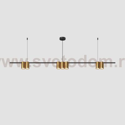 Потолочный подвесной светильник Denkirs DK4063-BK+SG Orbit