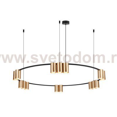 Потолочный подвесной светильник Denkirs DK4067-BK+SG Orbit