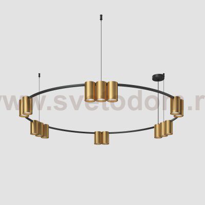 Потолочный подвесной светильник Denkirs DK4067-BK+SG Orbit