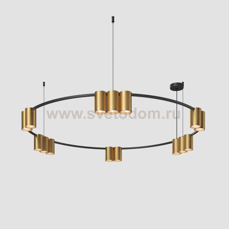 Потолочный подвесной светильник Denkirs DK4067-BK+SG Orbit