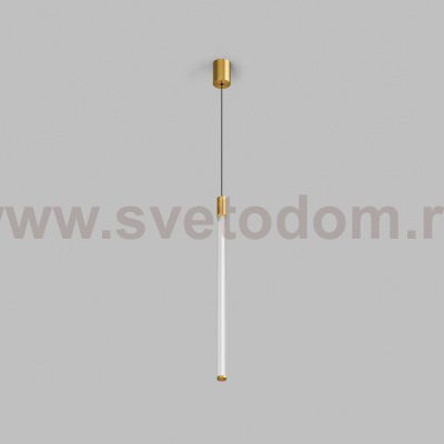 Светильник подвесной AURA, 16 Вт, 3000К, ?42x2300 мм, алюминий+стекло, бронза